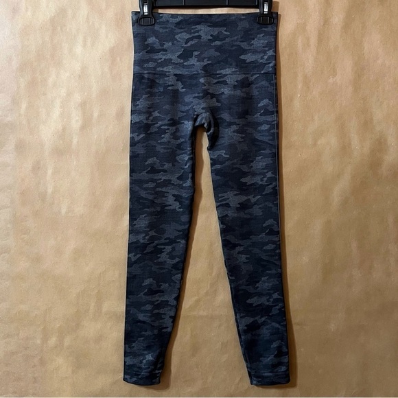 SPANX | Look at Me Now Seamless Leggings Heather Camo High Rise Shaping Size M - Picture 7 of 8